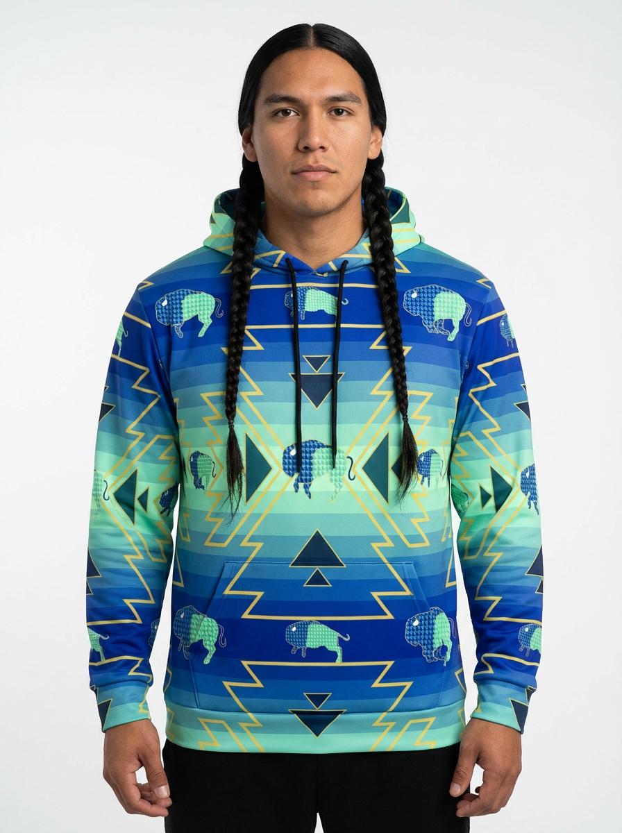 Buffalo Run Pullover Hoodie