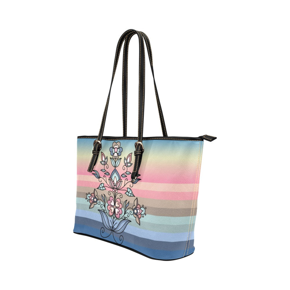 Frostfall Radiance Tote Handbag