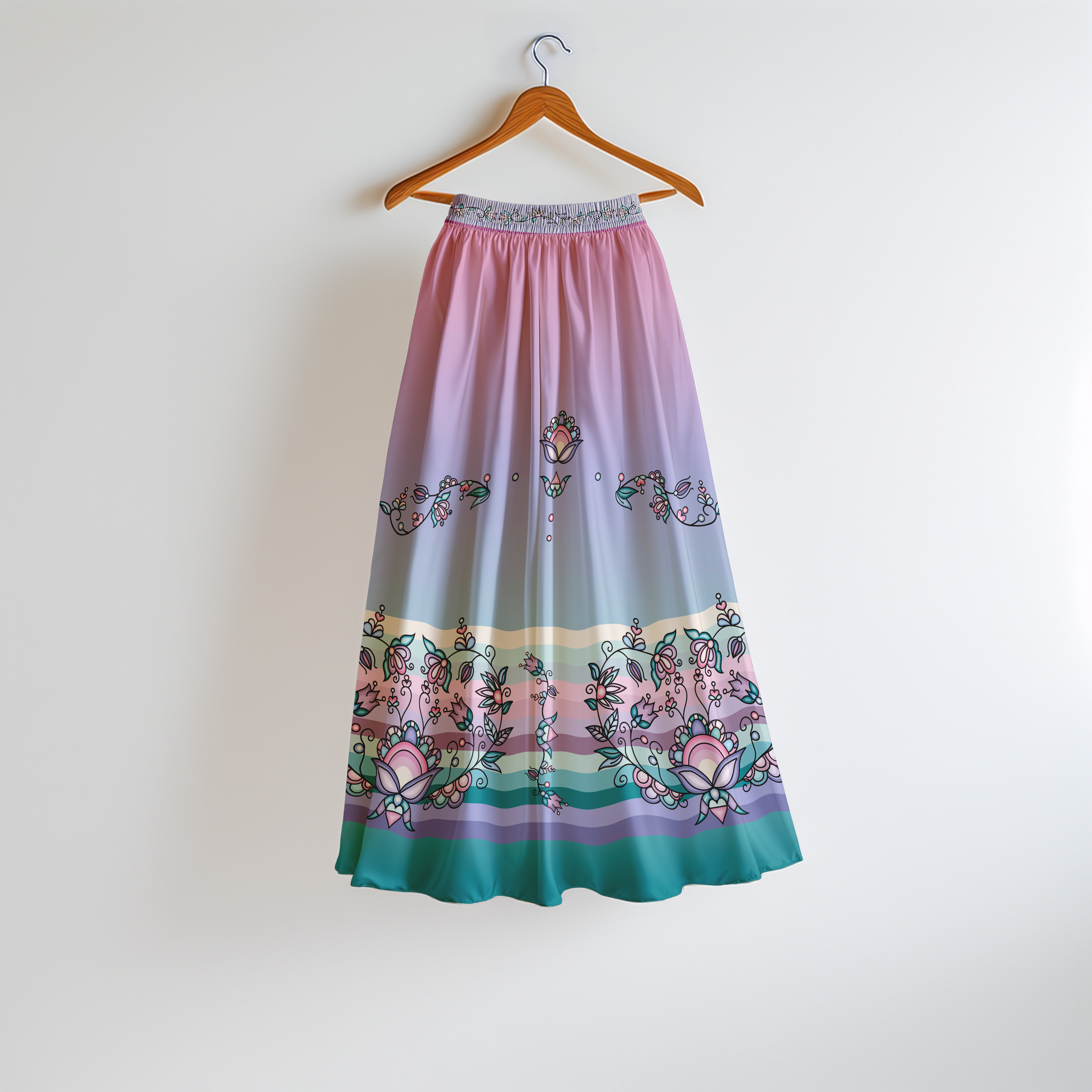 Silver Frostflower Skirt