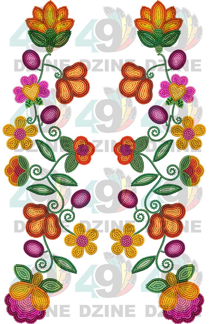 Boreal Bounty Two arm pieces Transfer (Various Sizes)