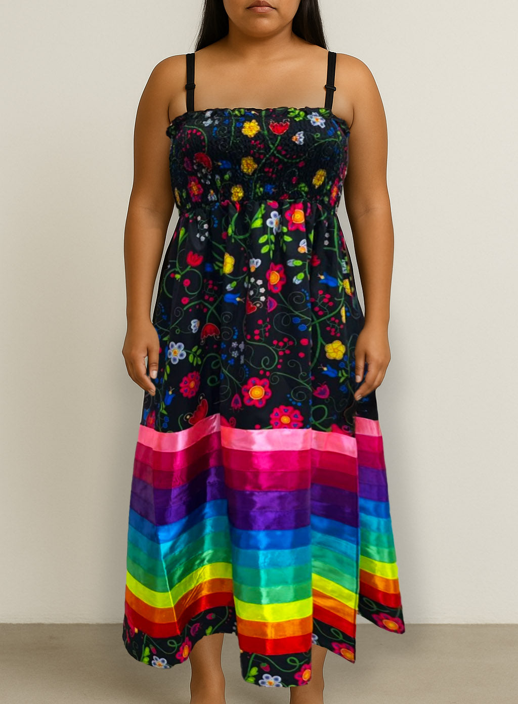 Beaded Nipin Peasant Maxi Dress - Beary Soup