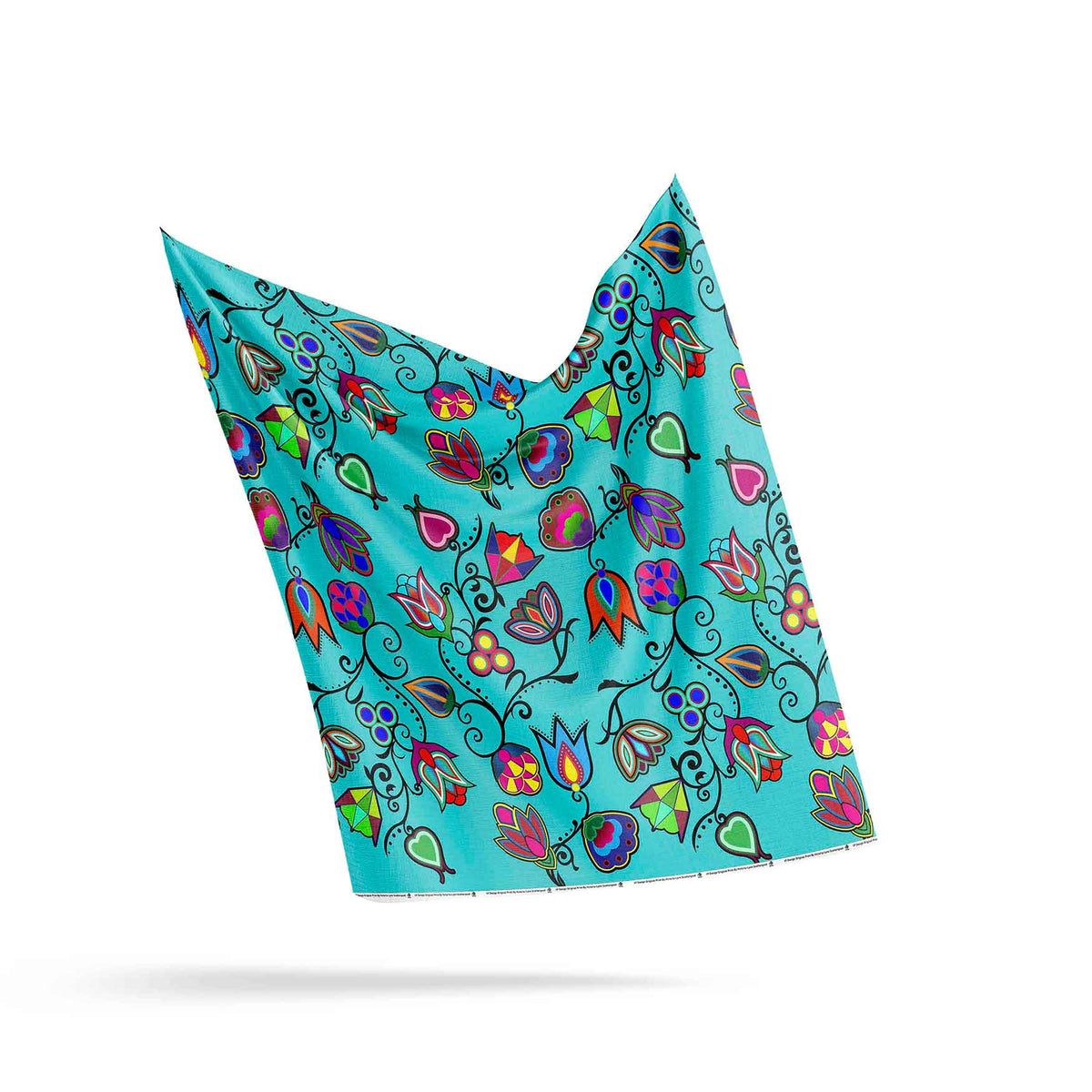 Indigenous Paisley Sky Cotton Poplin