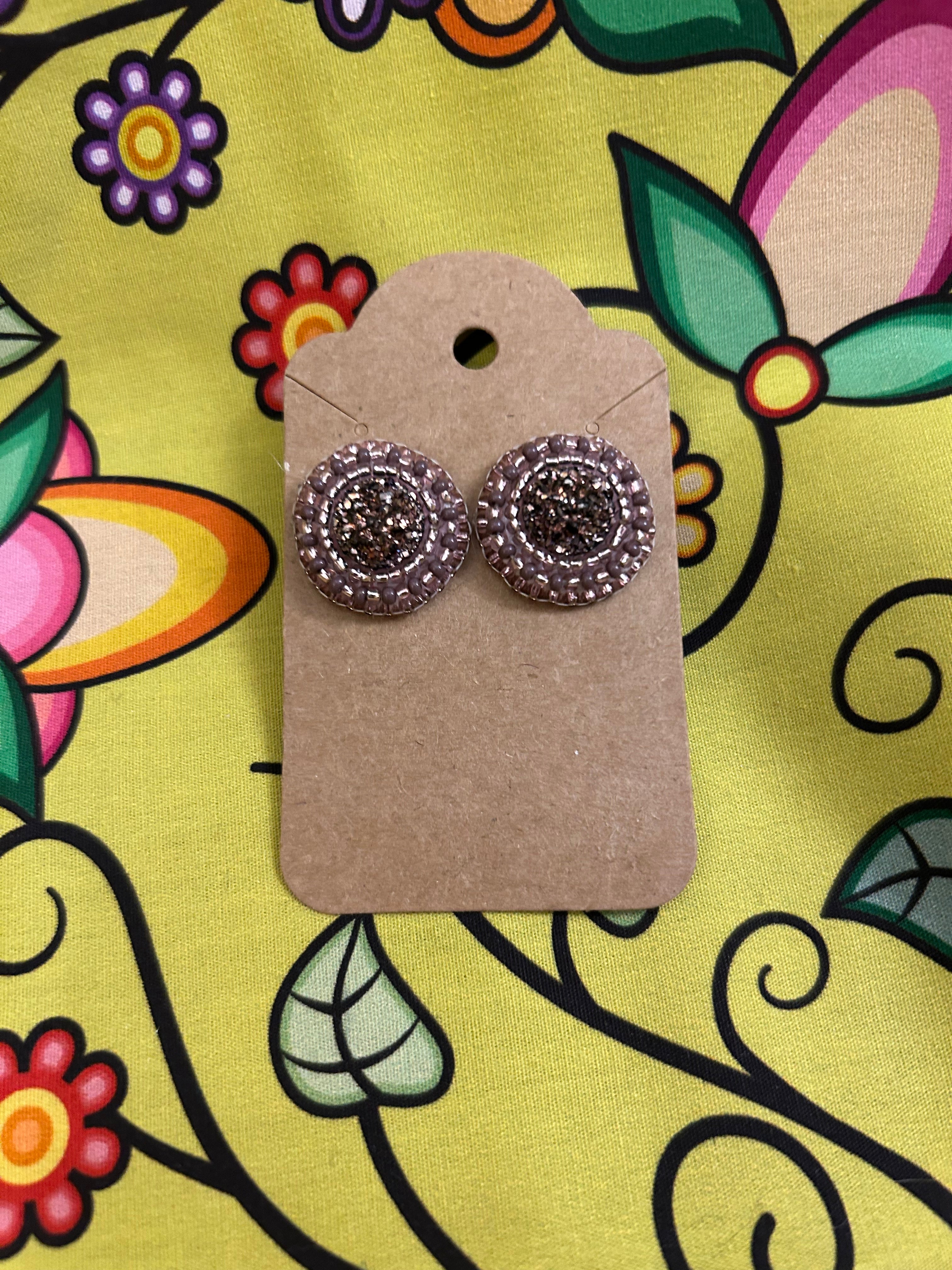 Karin Moen Round Mini Earrings