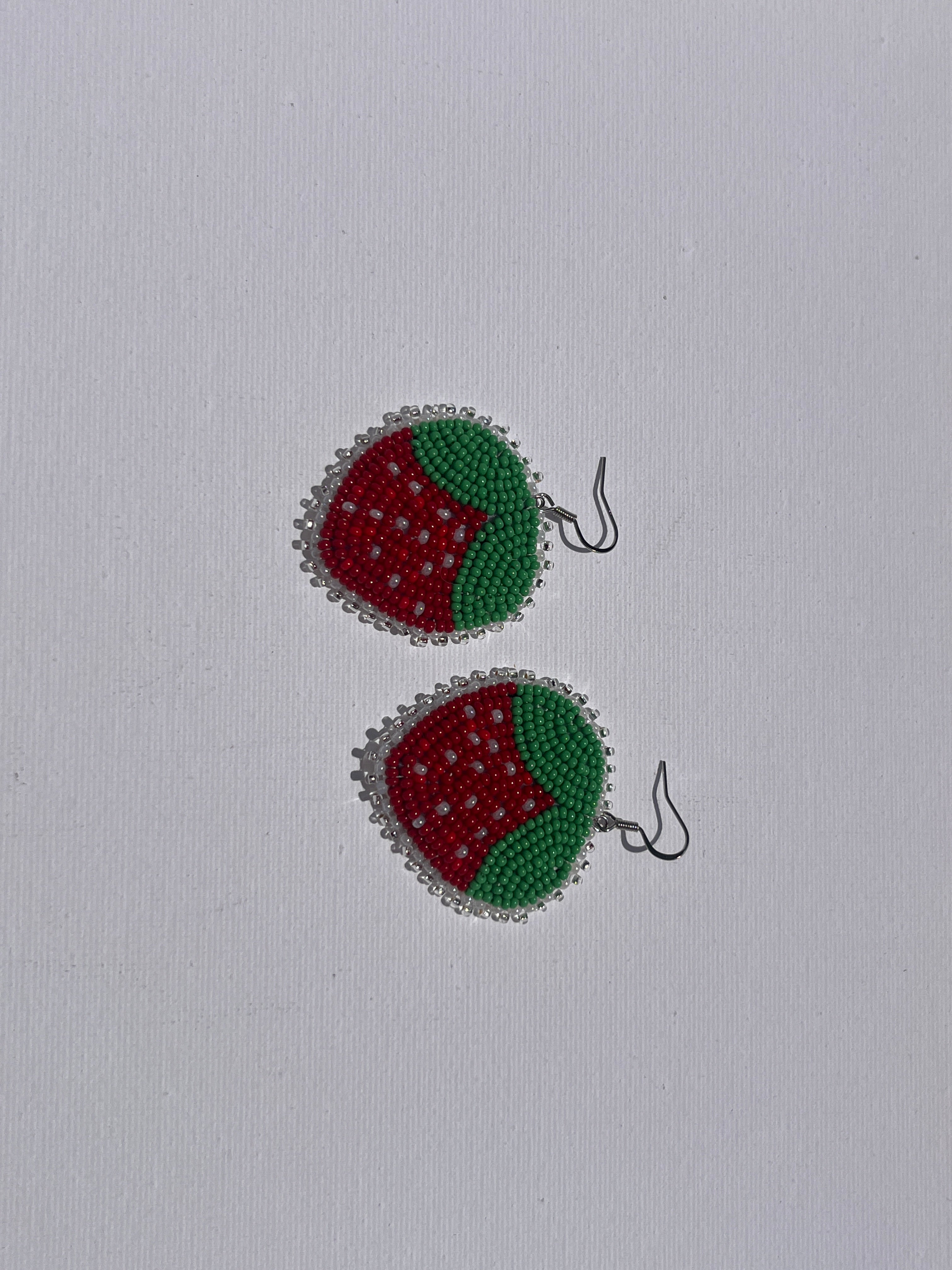 Brandon Swain Novlesky Red Strawberry Earrings