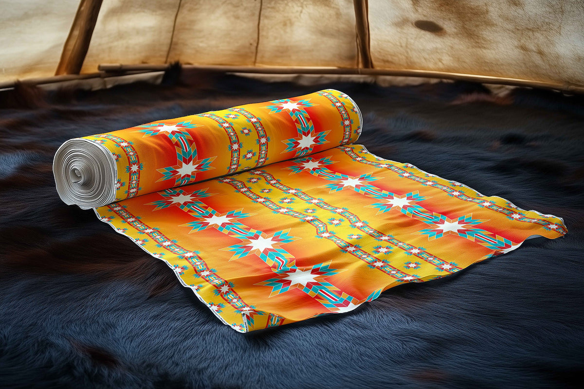 Morning Star Sunset Cotton Poplin