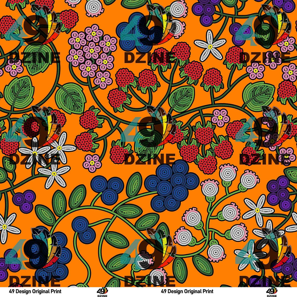 Takwakin Harvest Carrot Cotton Poplin