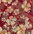 Autumn Flowers Fall Cotton Fabric