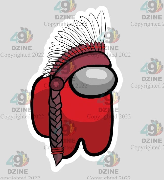 Cartoon Chief UV Sticker