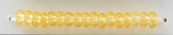 Transparent Seed Beads Size 11/0 - Sunshine