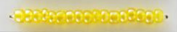 Transparent Lustered Seed Beads Size 11/0 - Lemon Pie