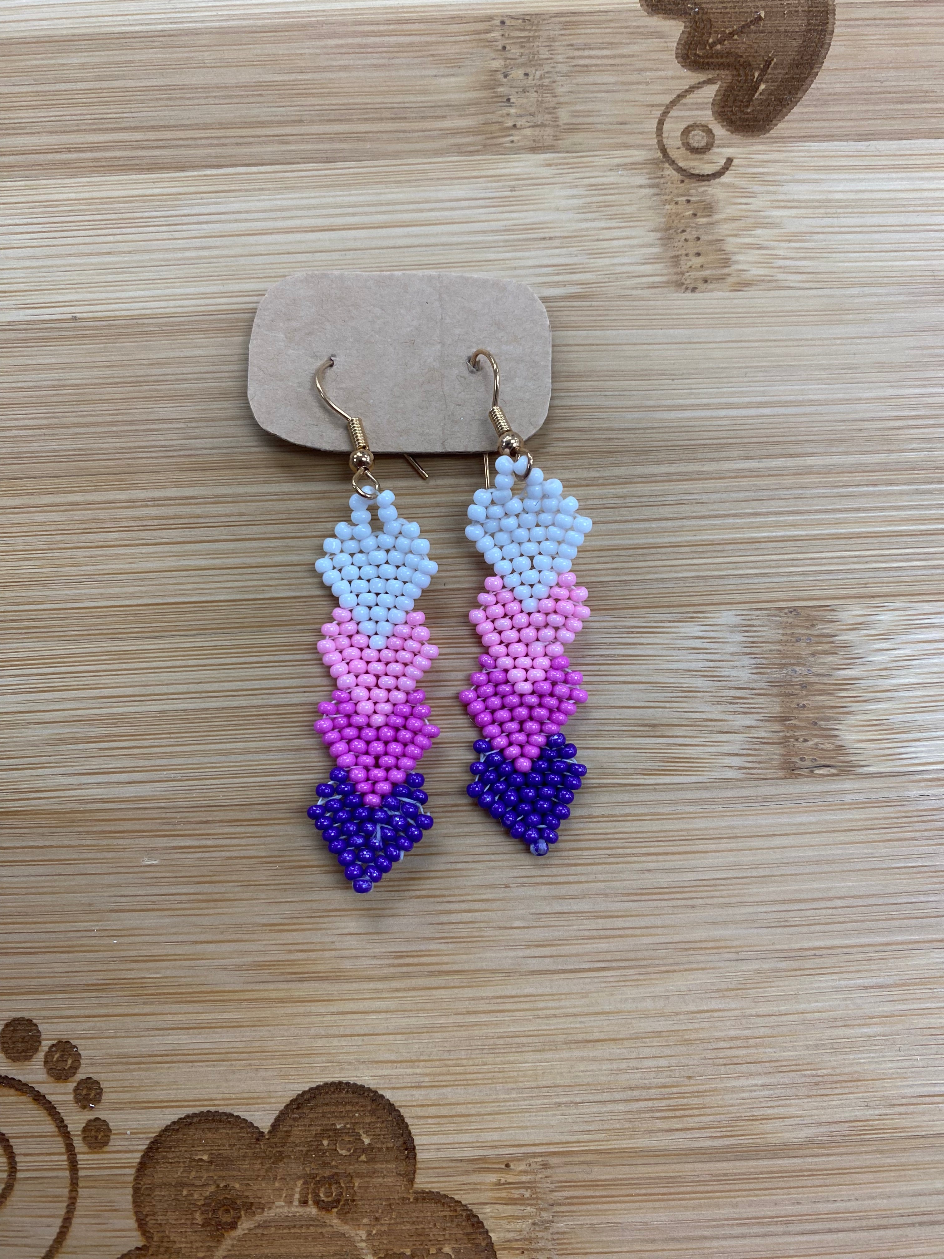 Danielle Redgun Beaded Earrings