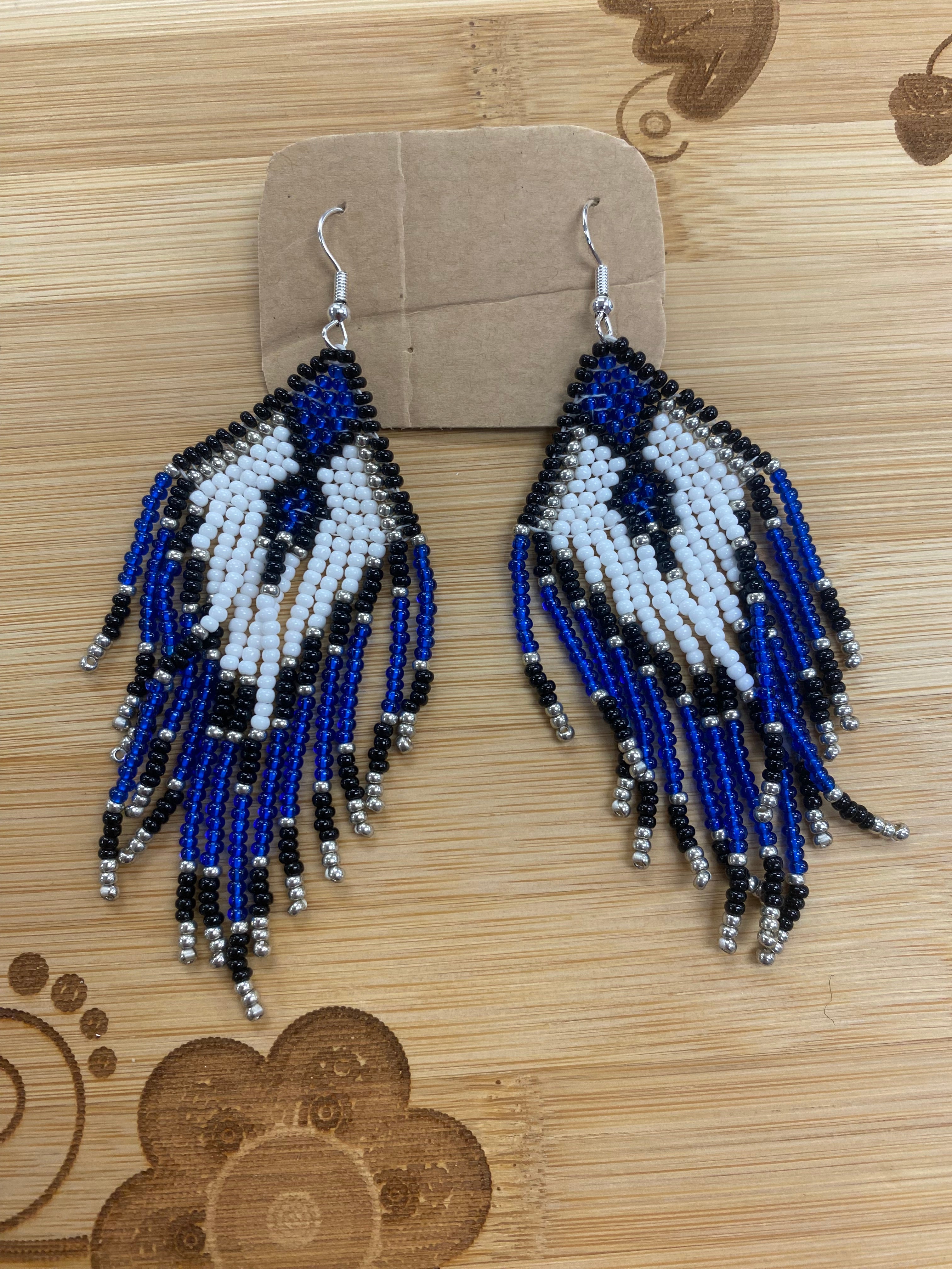 Danielle Redgun Beaded Earrings