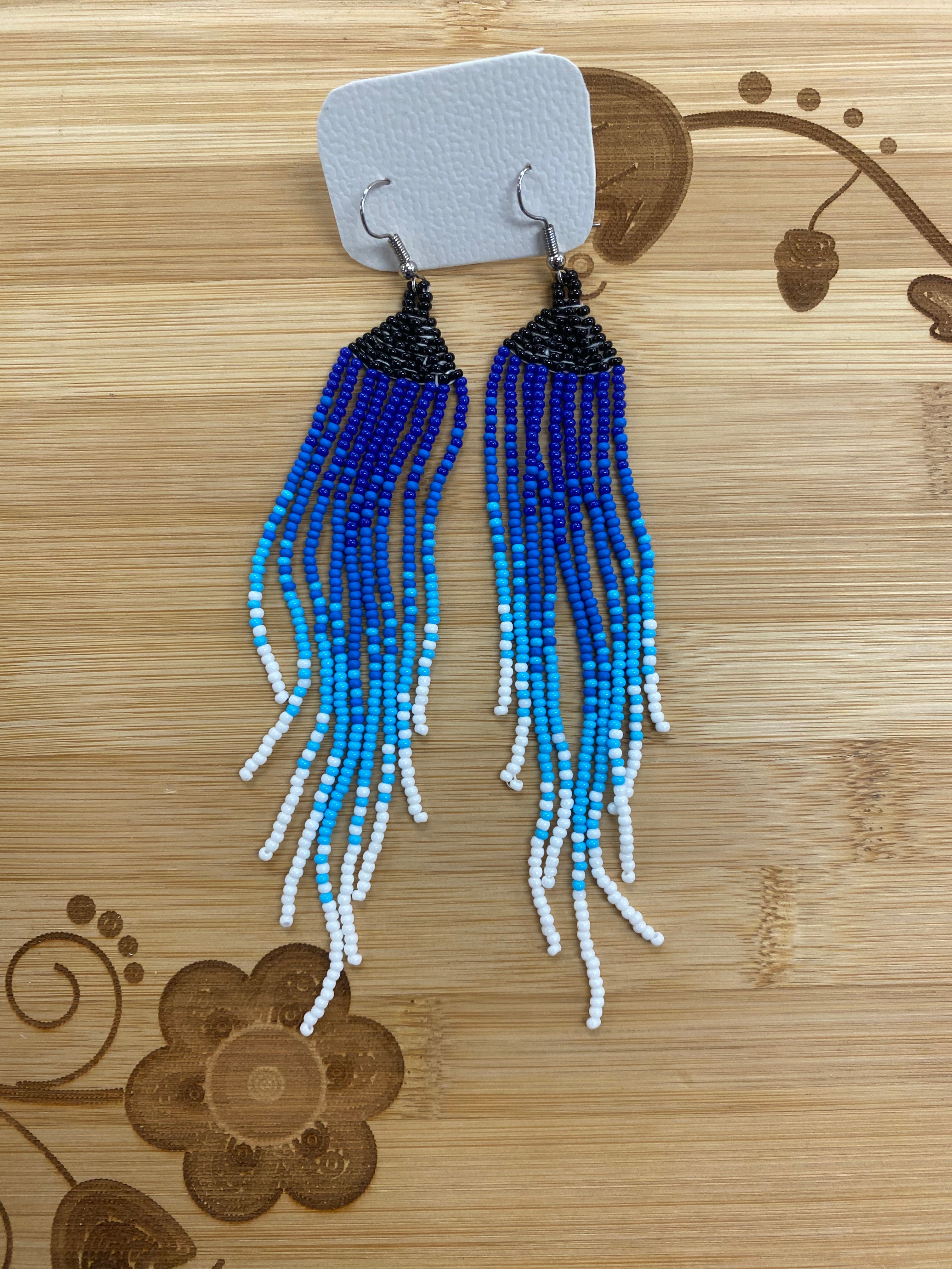 Danielle Redgun Beaded Earrings