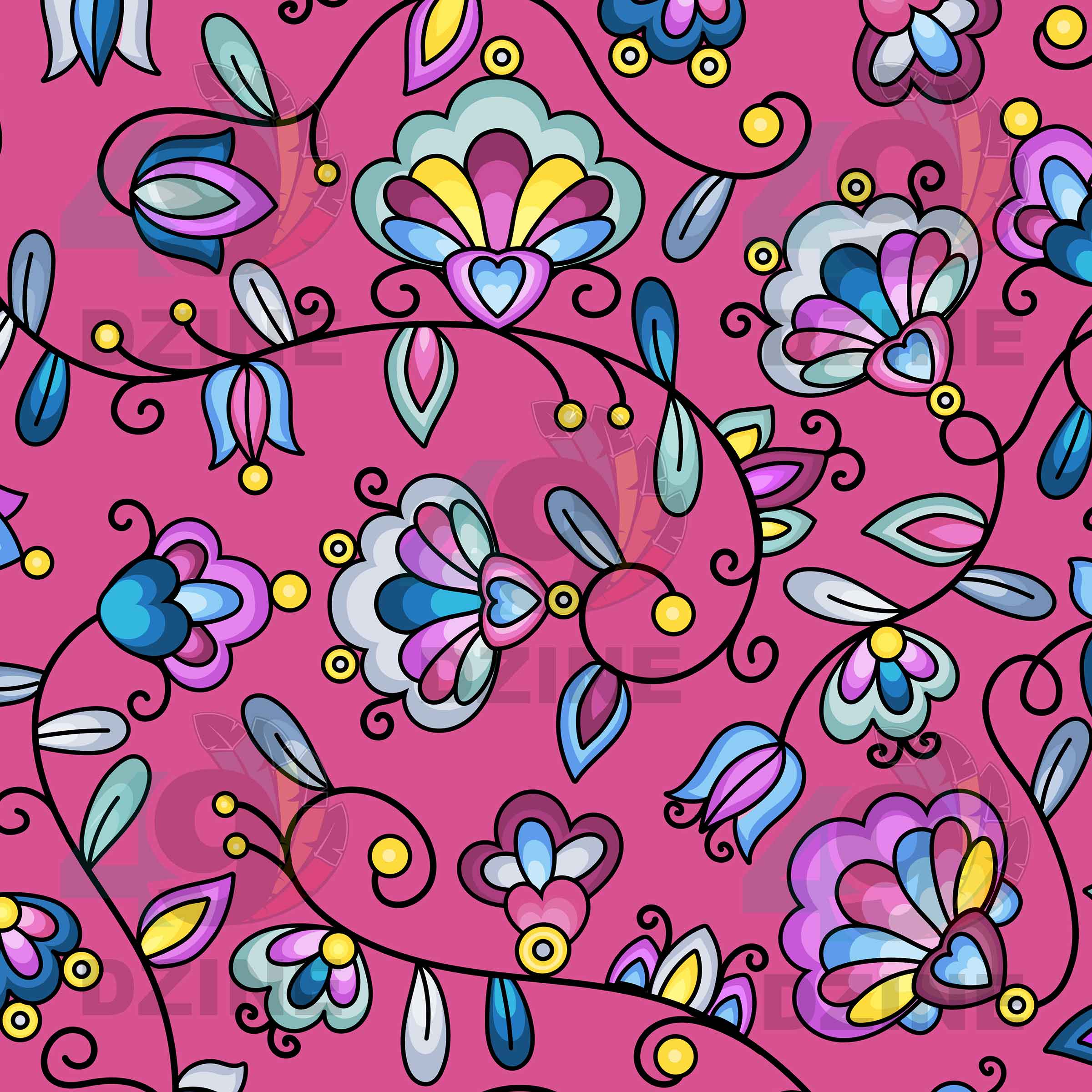 Autumn Bundle Blessing Pink Cotton Poplin