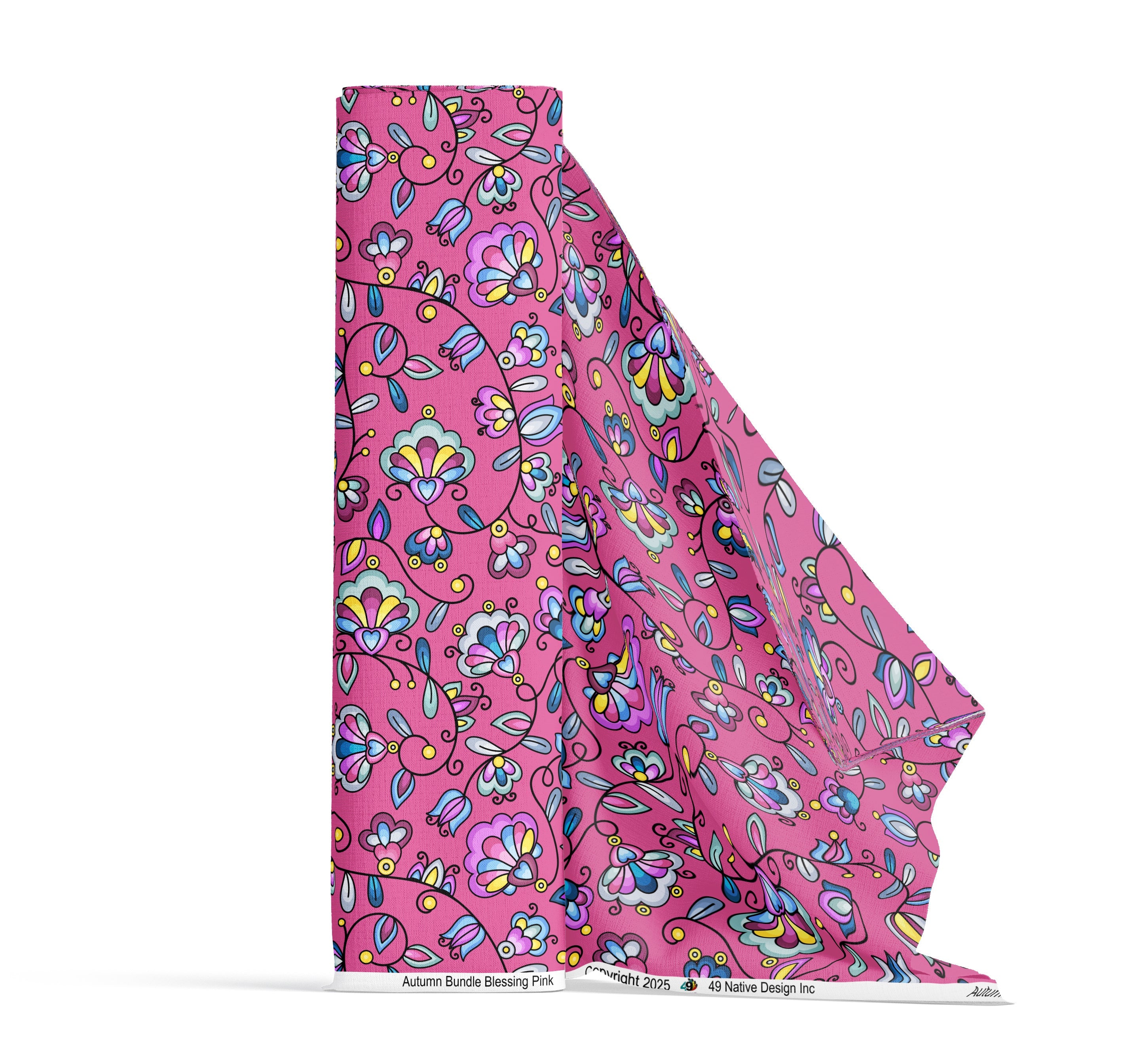 Autumn Bundle Blessing Pink Cotton Poplin