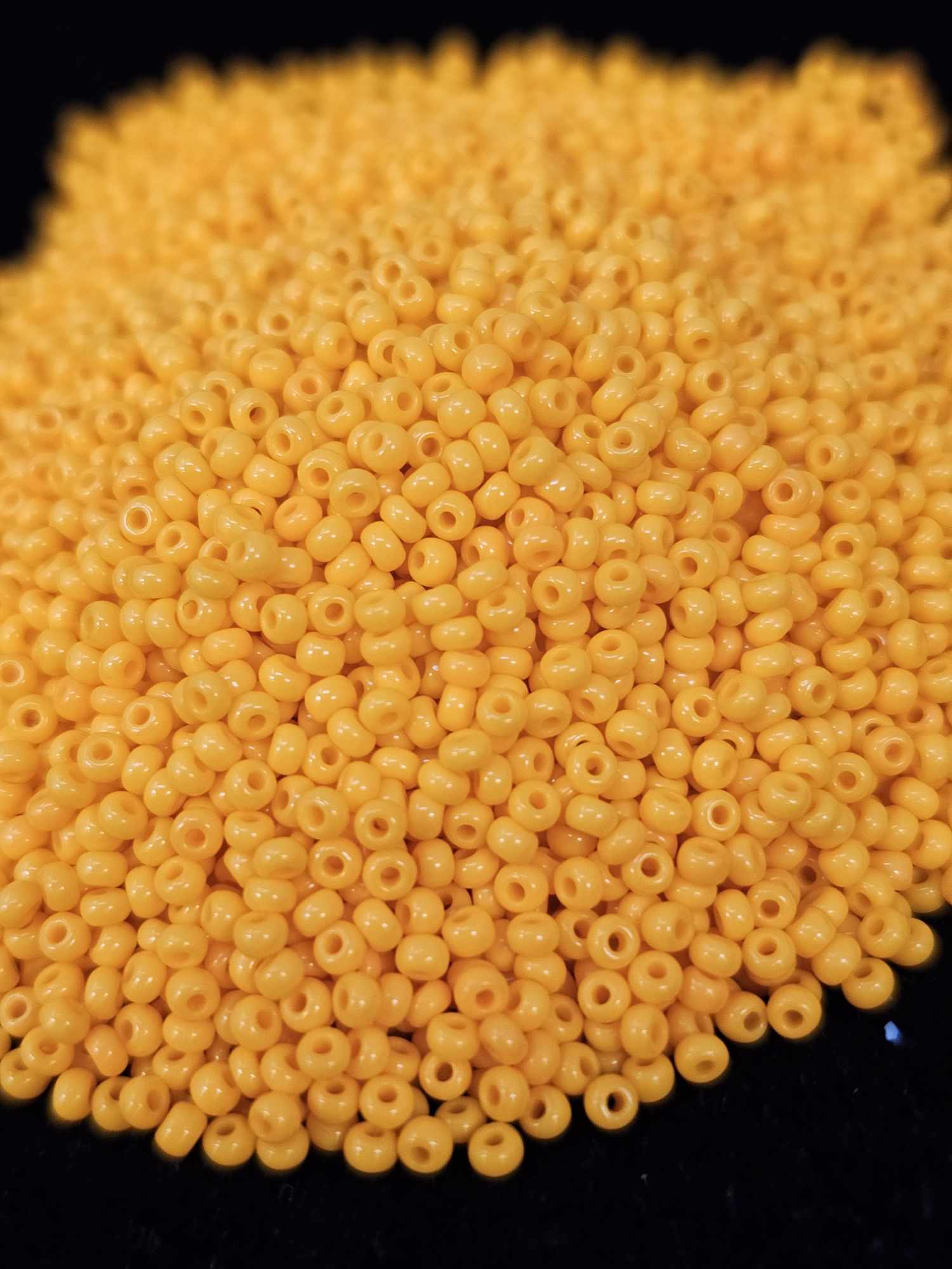 Czech Seed Beads 11/0 Opaque Light Orange