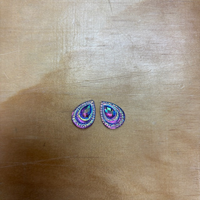 Small Teardrop Cabochons Set of 2