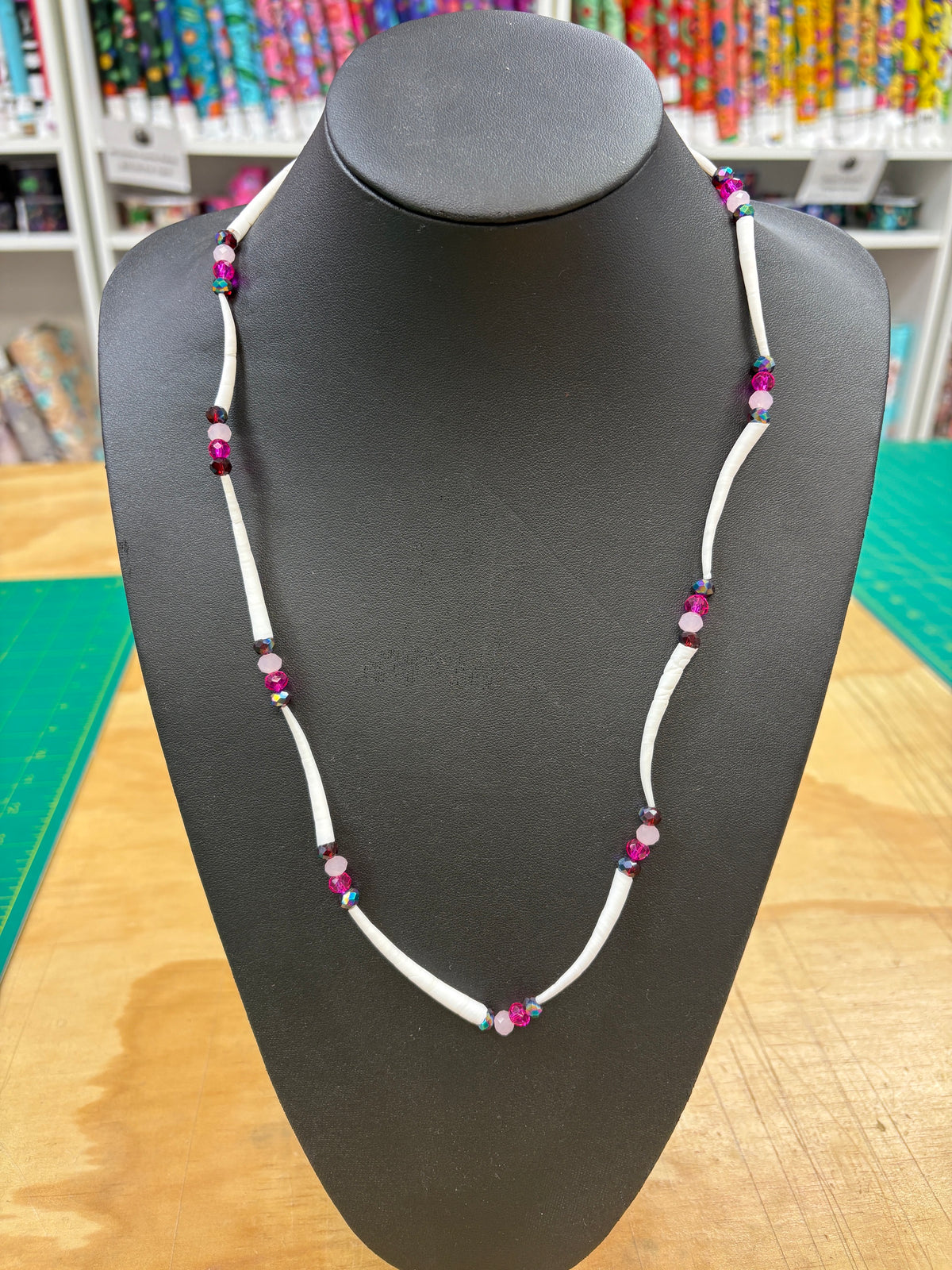 Handmade Dentalium Necklace and Earring