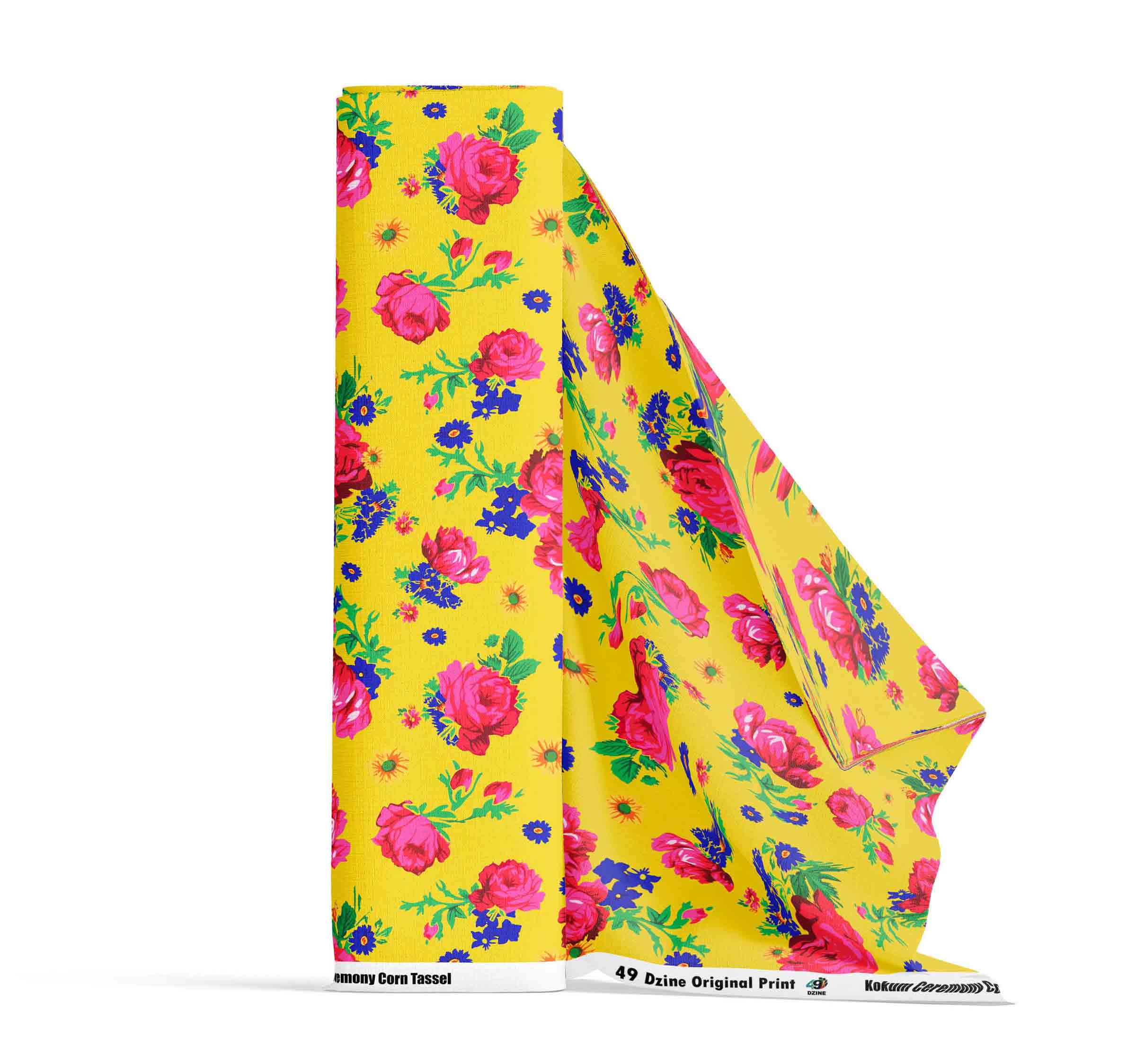 Kokum Ceremony Corn Tassel Cotton Poplin