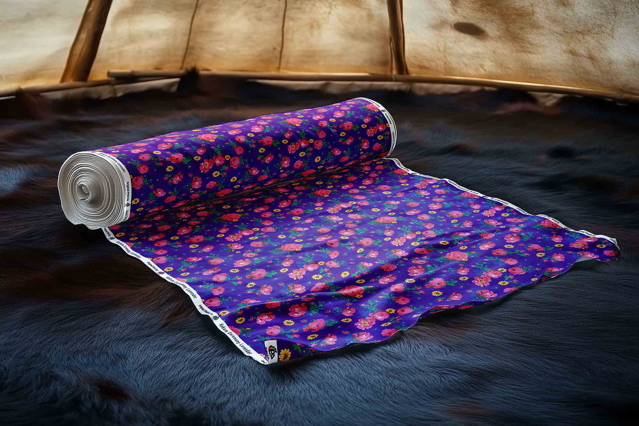 Kokum Ceremony Lavender Cotton Poplin