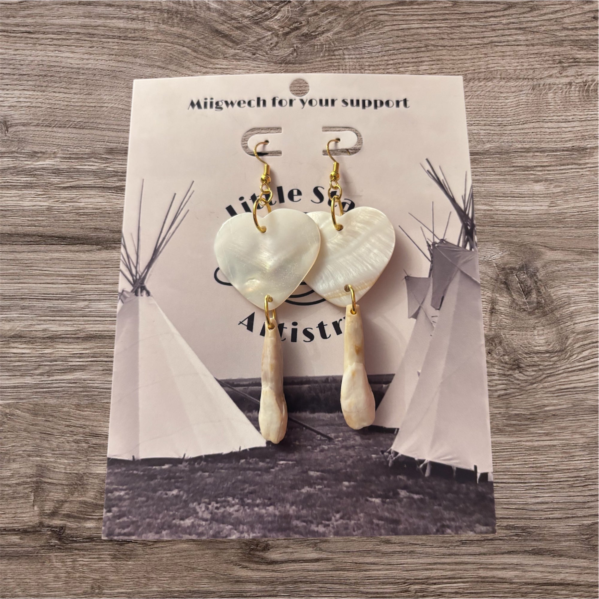 Dorienne Proulx Moose Tooth Earrings