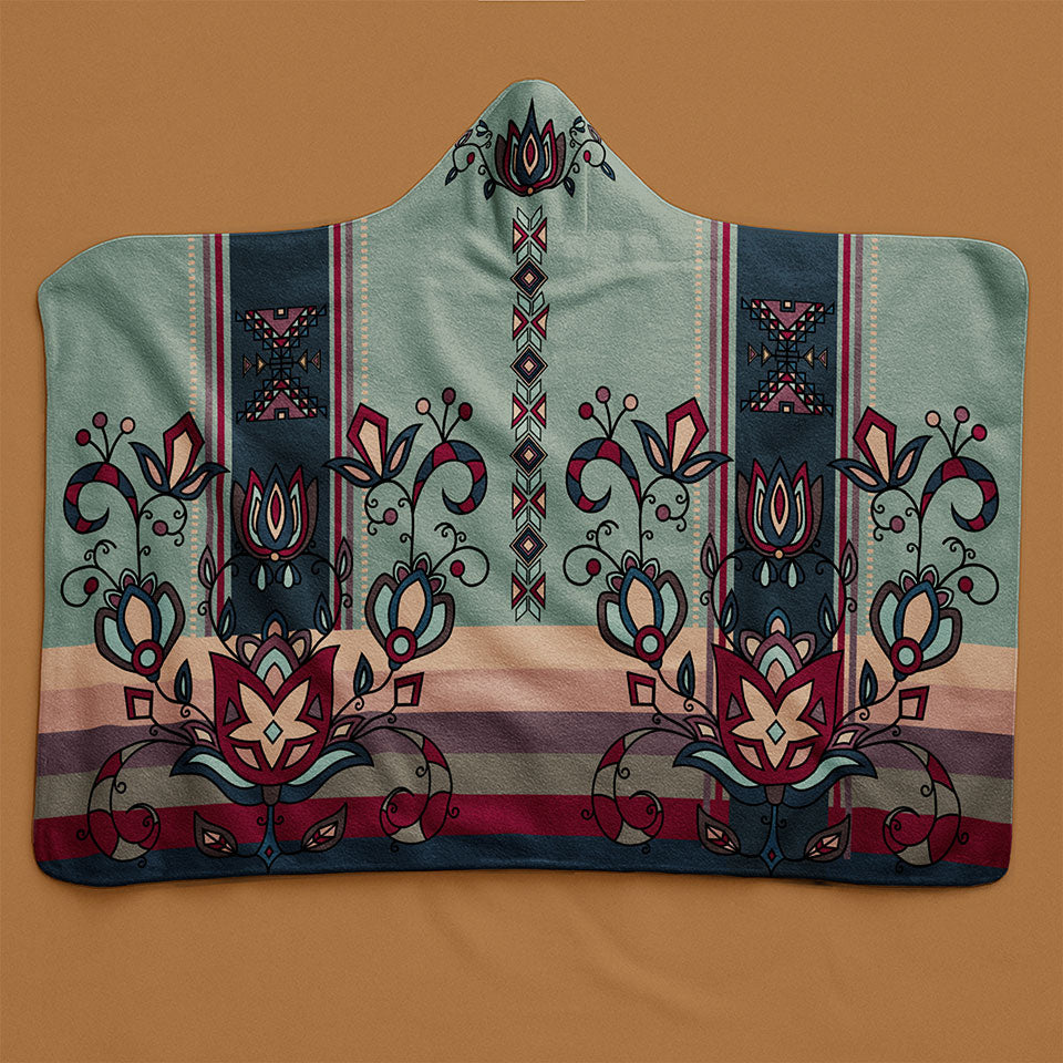 Northern Ember Hooded Blanket