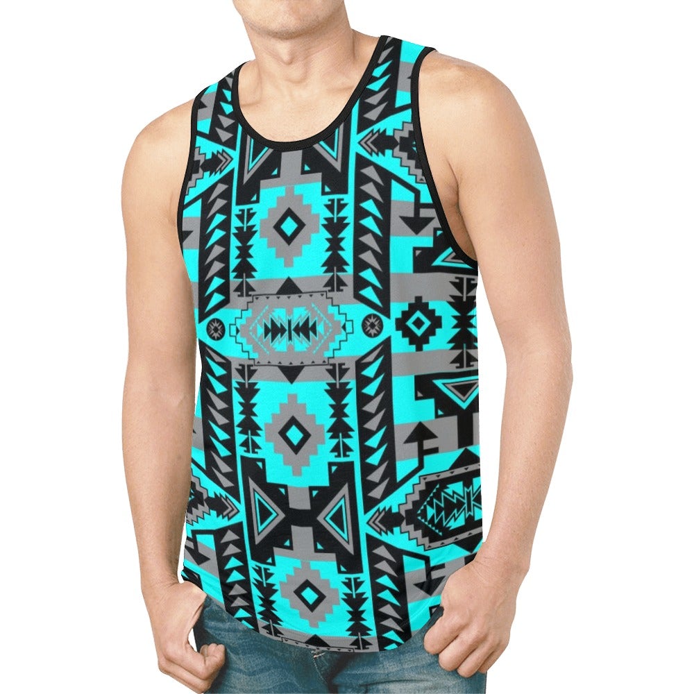 Chiefs Mountain Sky New All Over Print Tank Top for Men (Model T46) New All Over Print Tank Top for Men (T46) e-joyer 