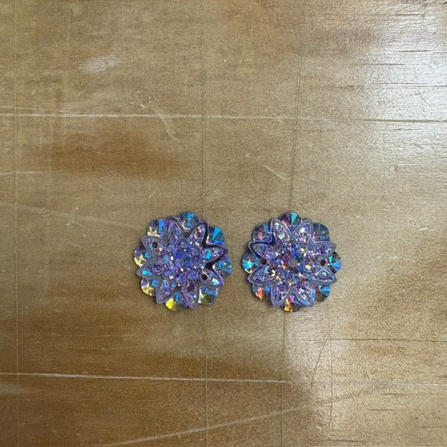 Floral Cabochons Set of 2