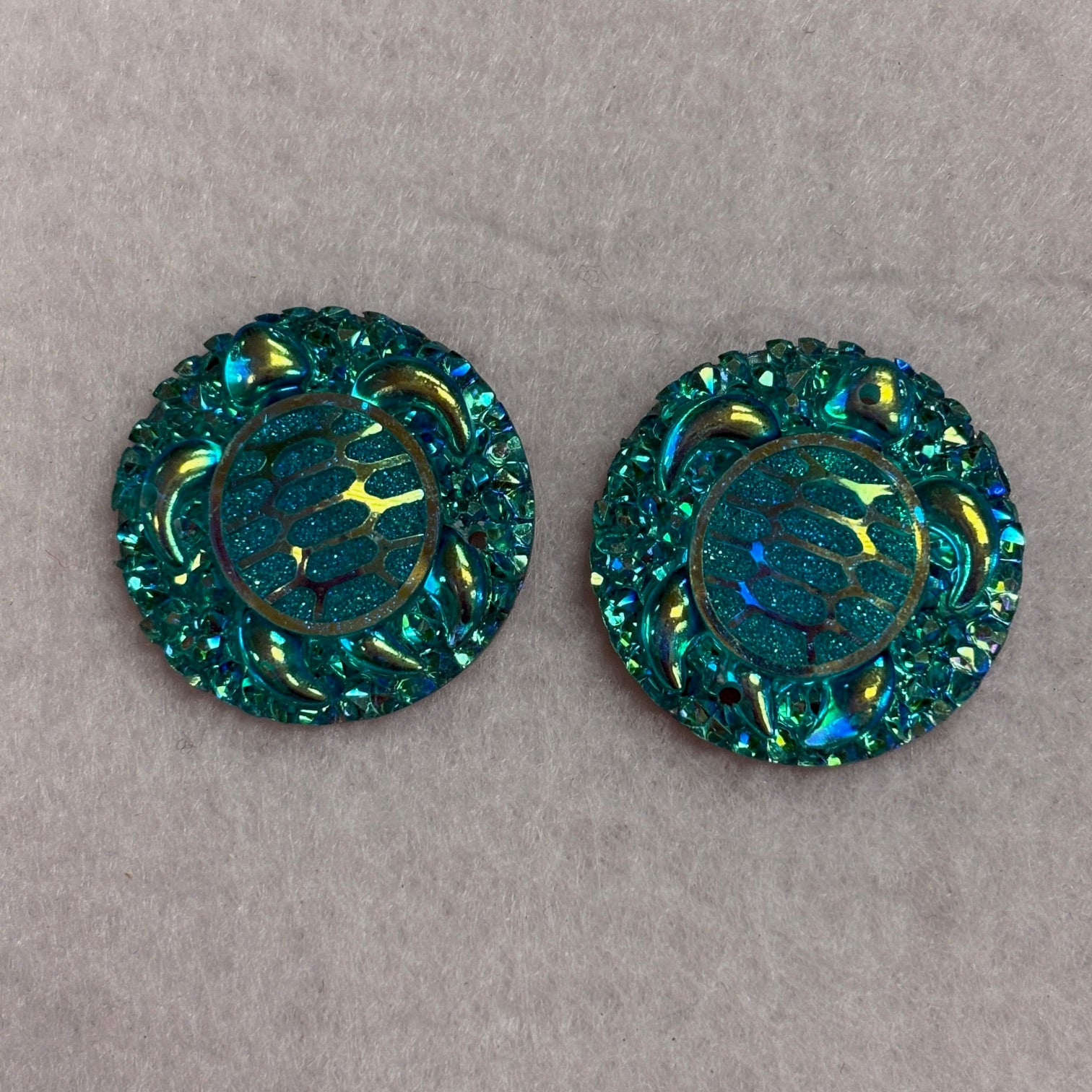 Turtle Cabochons Set of 2