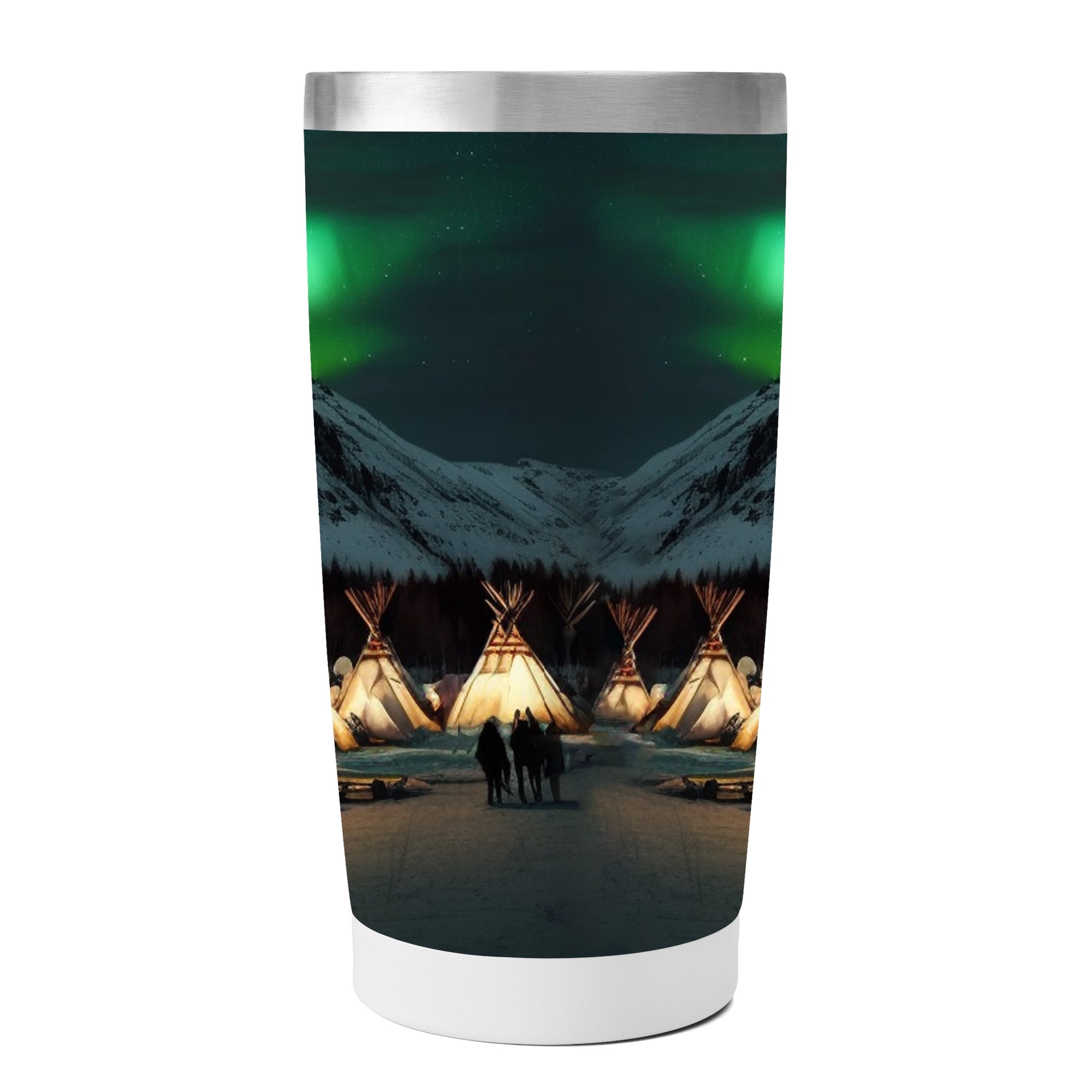 Aurora Winter Tipi 15OZ Tumbler