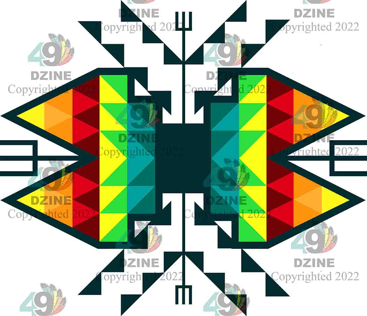 6-inch Geometric Transfer Sacred Trust